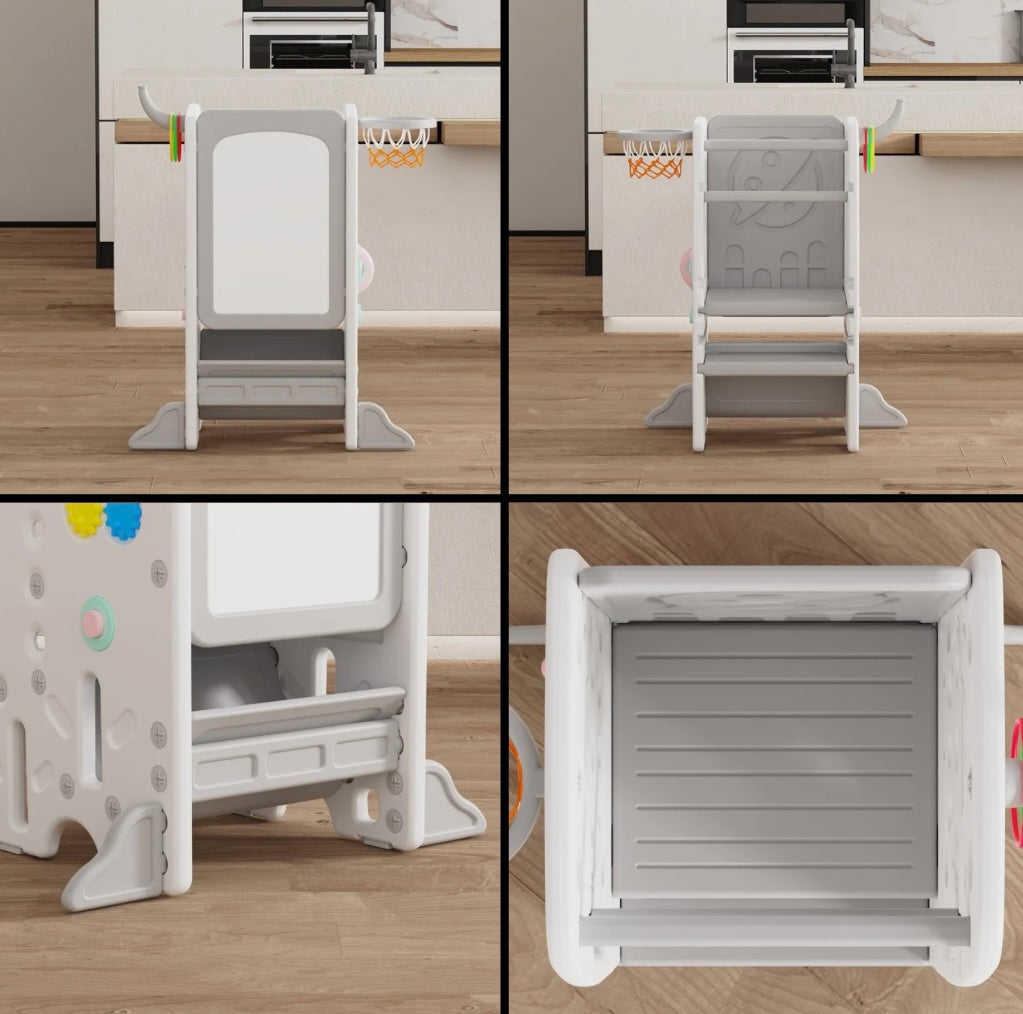 Toddler Learning Tower & Activity Centre – Adjustable Kitchen Step Stool