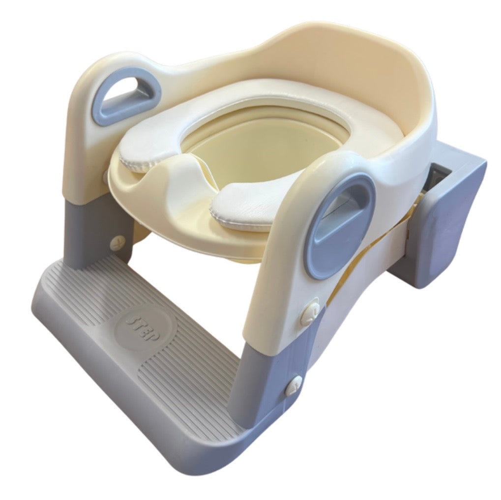 3-in-1 Potty Training Seat with Ladder & Detachable Potty