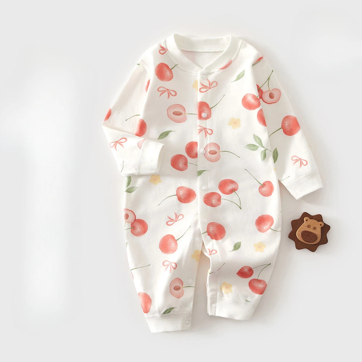 Little Sunshine Baby Onesie - Snuggly Cotton Romper with Prints