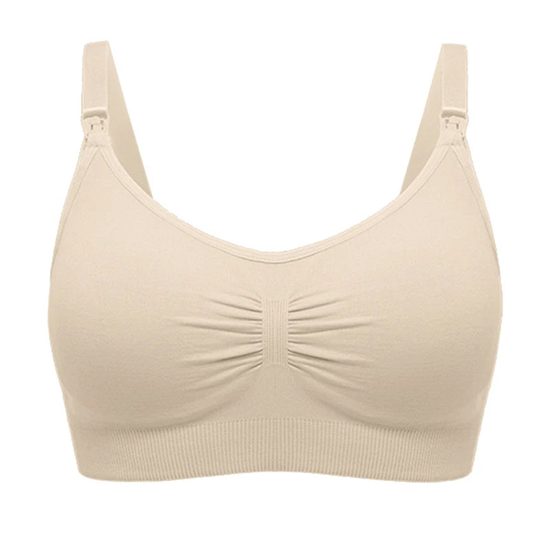 Mama's Comfort Seamless Nursing Bra - Wire-Free Support for Every Mom