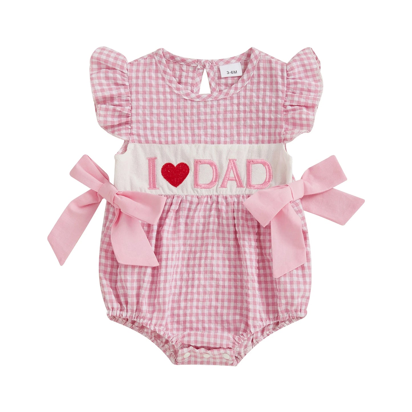 Little Love Letters Baby Girl Plaid Romper - Adorable Summer Outfit