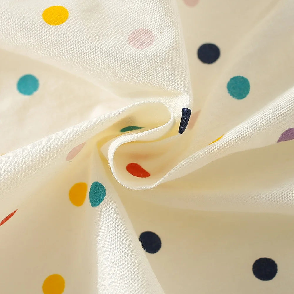 Cotton Jumpsuit with Floral Embroidery & Flutter Sleeves