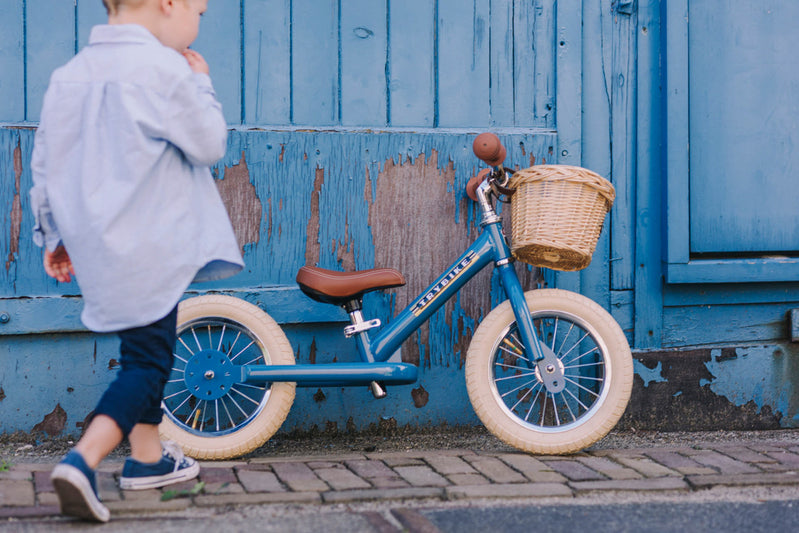 Blue Vintage Balance Bike & Trike – Trybike | Balance Bike NZ