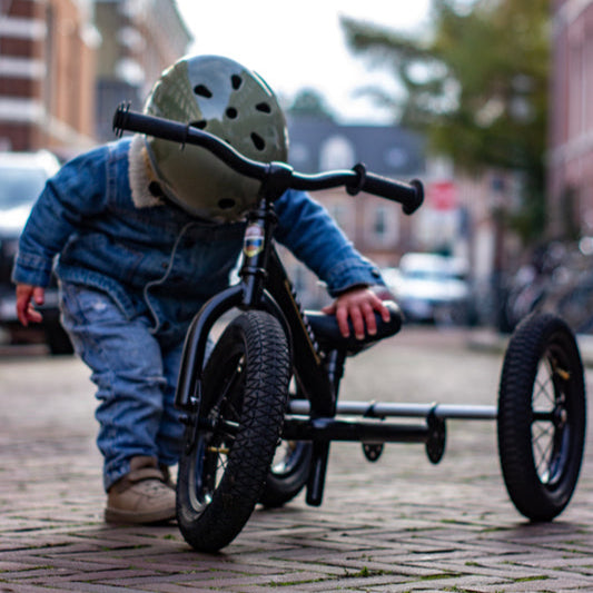 Black Balance Bike & Trike – Trybike | Balance Bike NZ