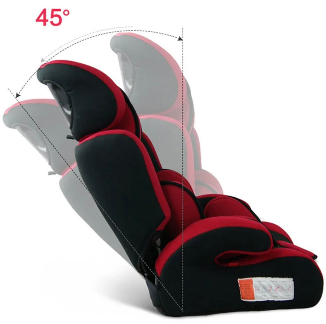 The Racer - Car Seat Booster with Adjustable Headrest