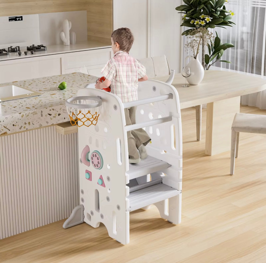 Toddler Learning Tower & Activity Centre – Adjustable Kitchen Step Stool