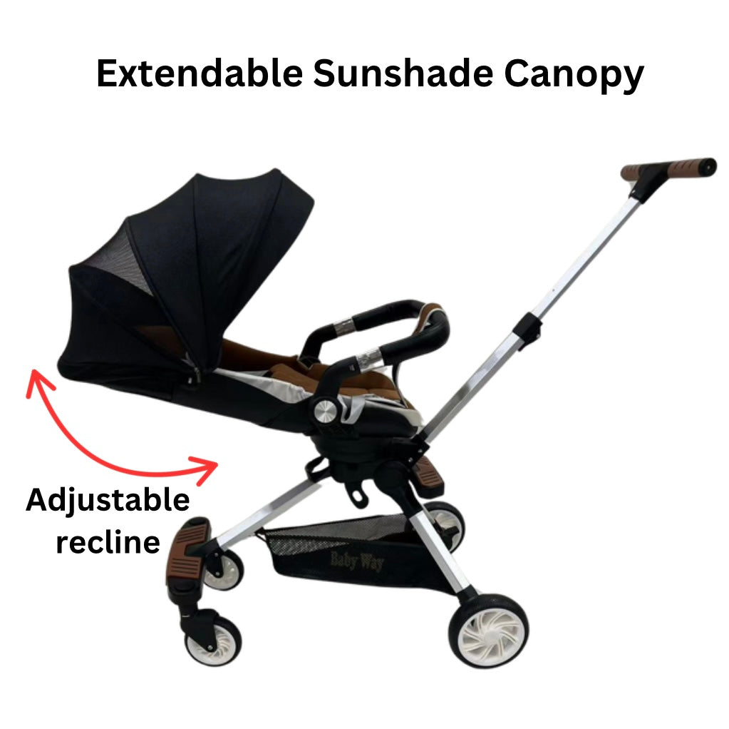 Urban Rider 2-Way Stroller – Compact & Convertible