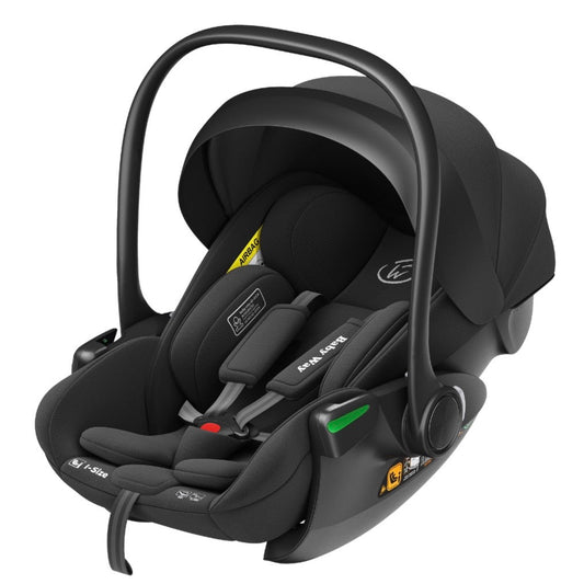 Crown i-Size Reclining Capsule Car Seat with 6-level Adjustable Headrest - BLACK