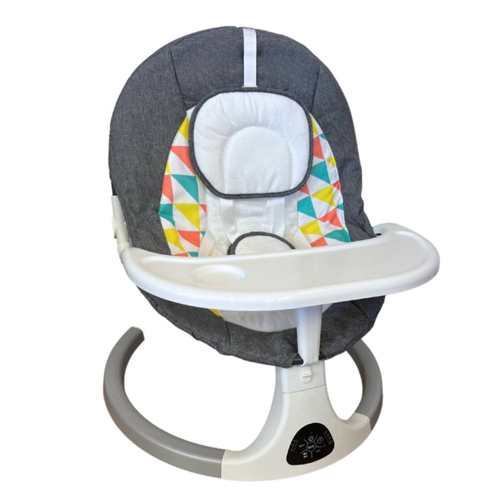 Electric Baby Swing & Bouncer 2-in-1 with Remote Control - Rocker Dining Seat