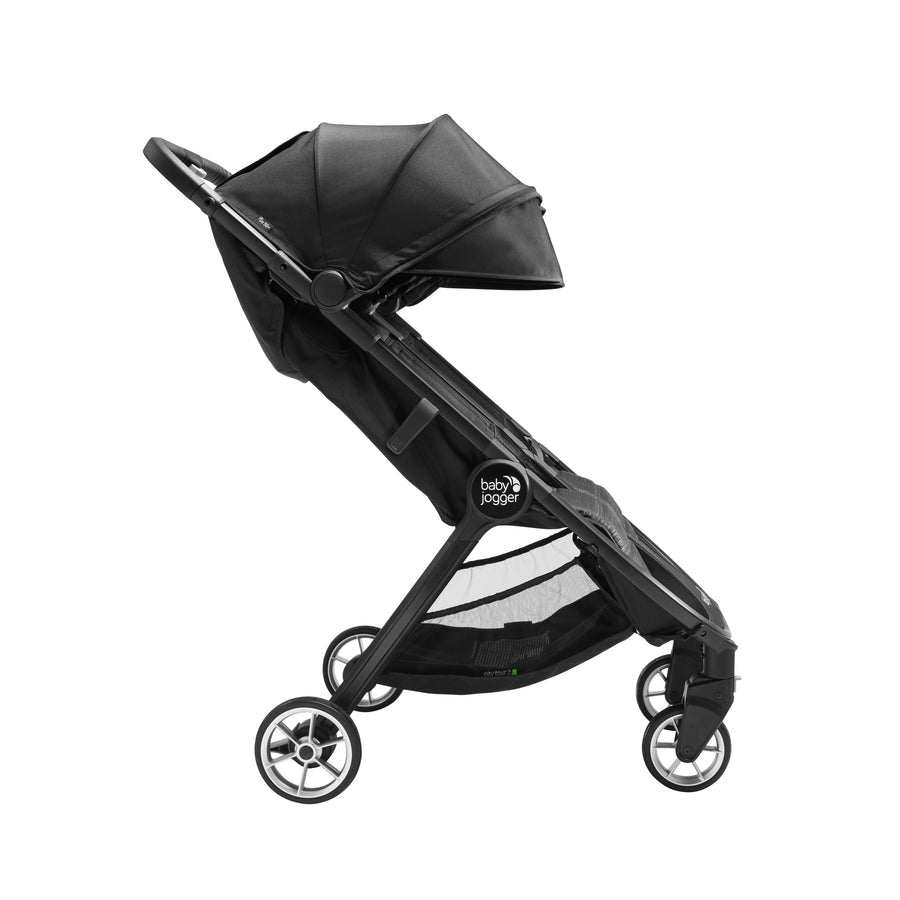 Baby Jogger City Tour 2 Compact Double Stroller - Pitch Black