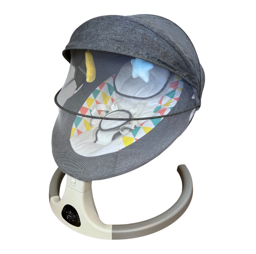 Electric Baby Swing & Bouncer 2-in-1 with Remote Control - Rocker Dining Seat