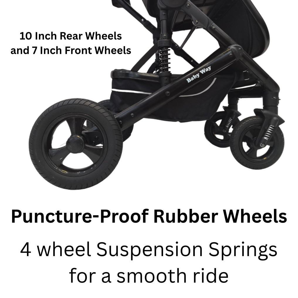 Versa 2-in-1 Bassinet Stroller with Sunshade and Cup Holder