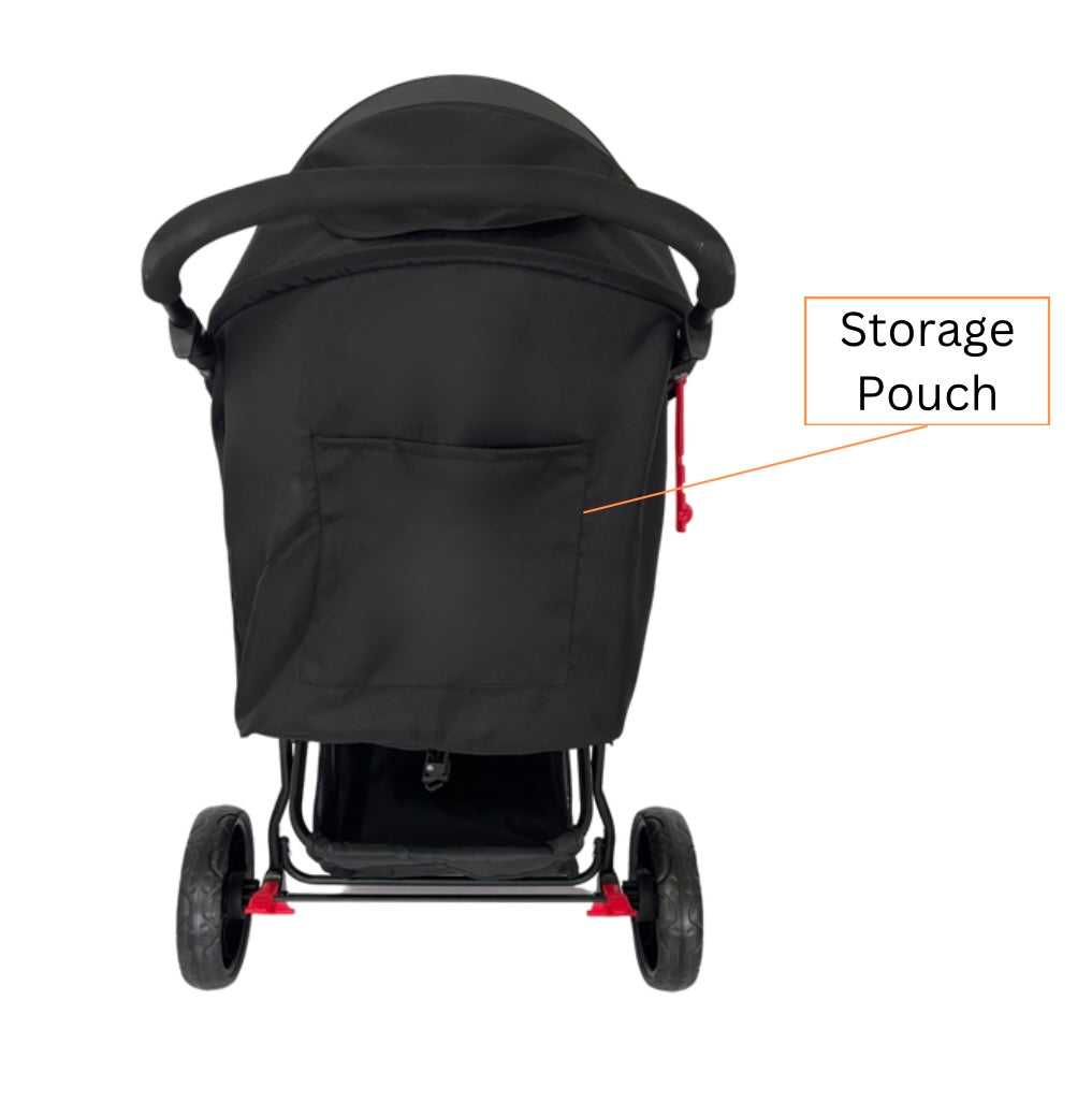 Baby Way Explorer 3-Wheel Stroller with Food Tray