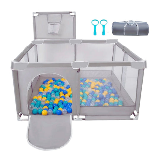 Preorder - Multifunctional Baby Play Pen with Basketball Hoop