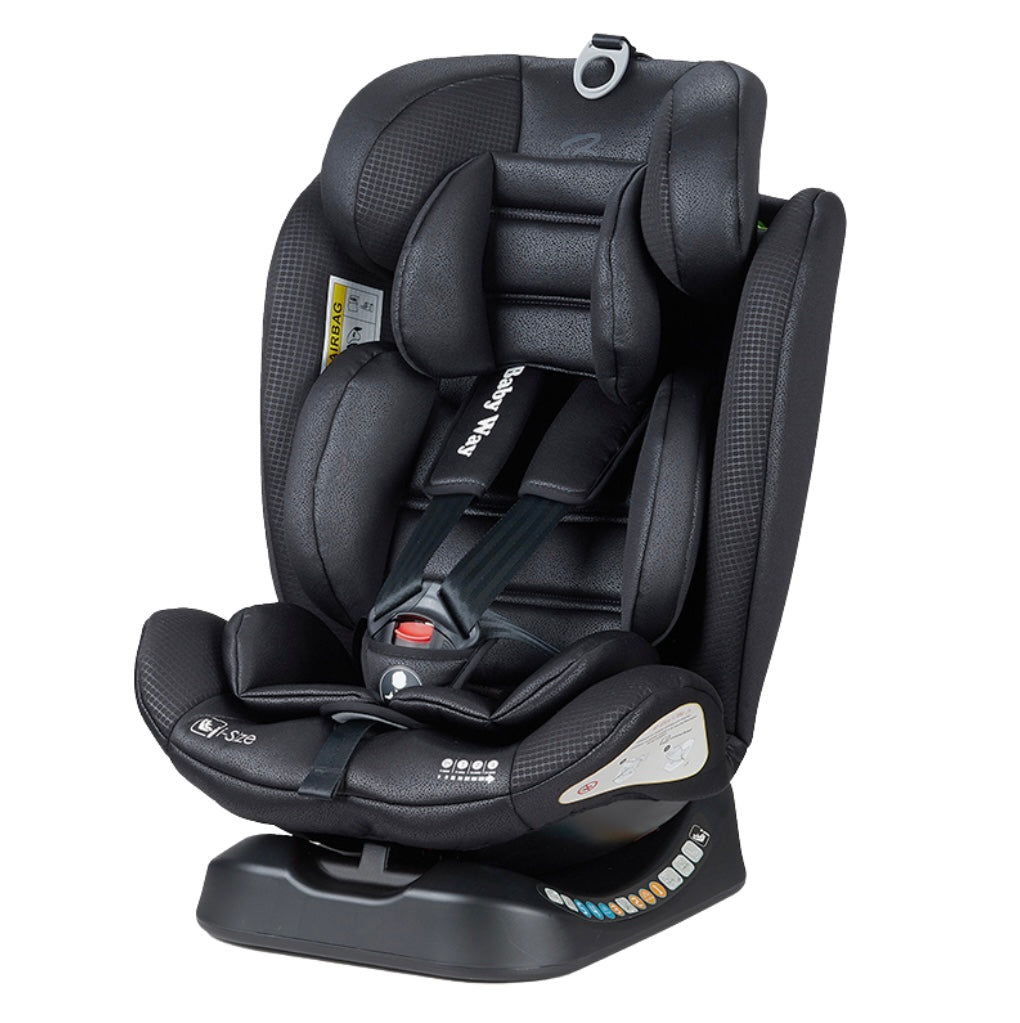 GrowSwitch i-Size Convertible Car Seat – Birth to 12 Years (Black)