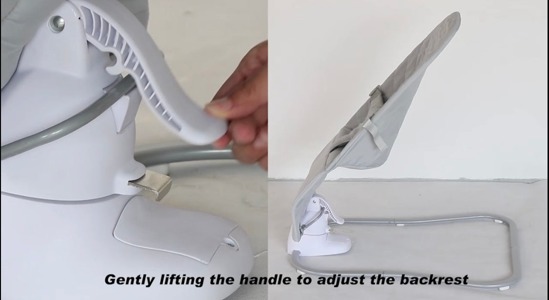 The Muve Electric Swinging Bouncer – Melodies, Recline & Soothing Motion