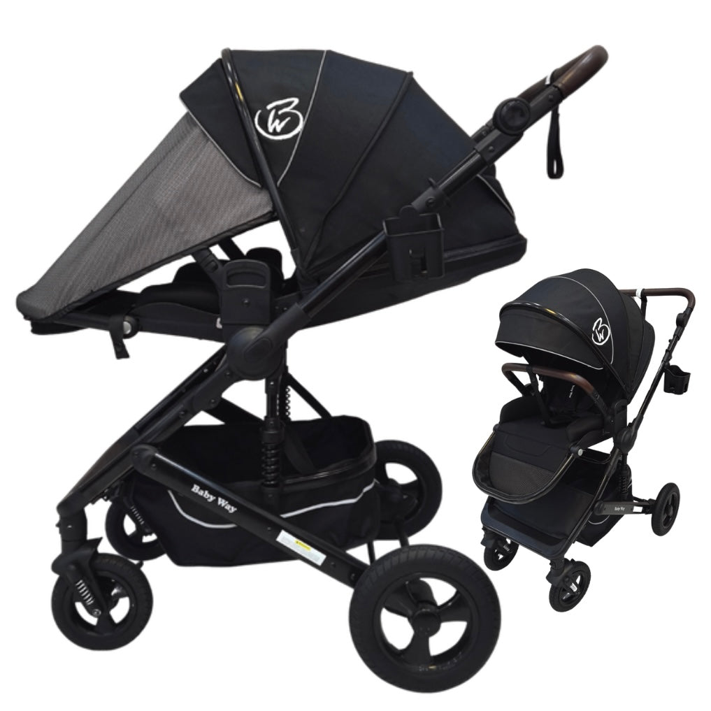 Versa 2-in-1 Bassinet Stroller with Sunshade and Cup Holder