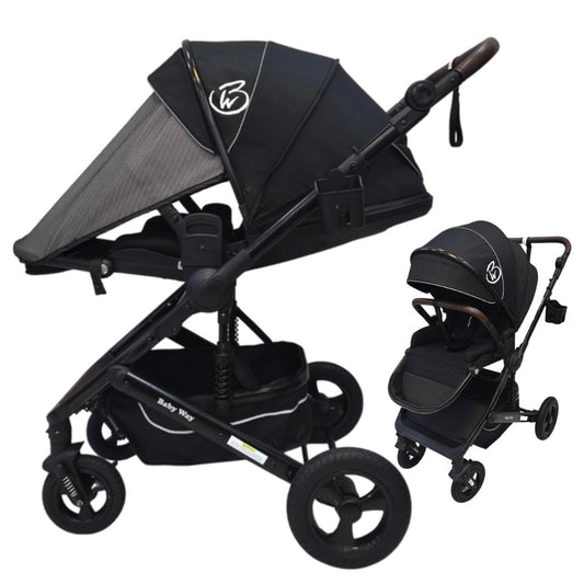 Versa 2-in-1 Bassinet Stroller with Sunshade and Cup Holder
