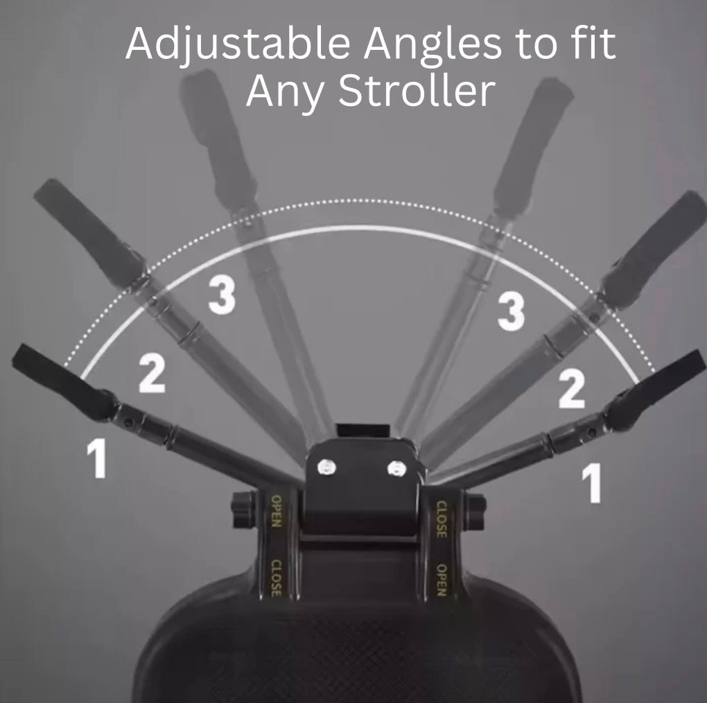 Universal Stroller Ride-On Board with Seat and Strap Holder