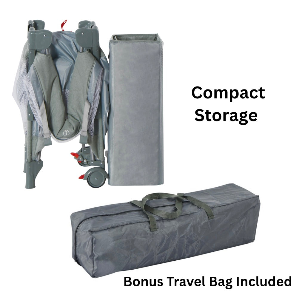 5-in-1 Portable Co-Sleeper Bed with Changing Table and Toy Bar