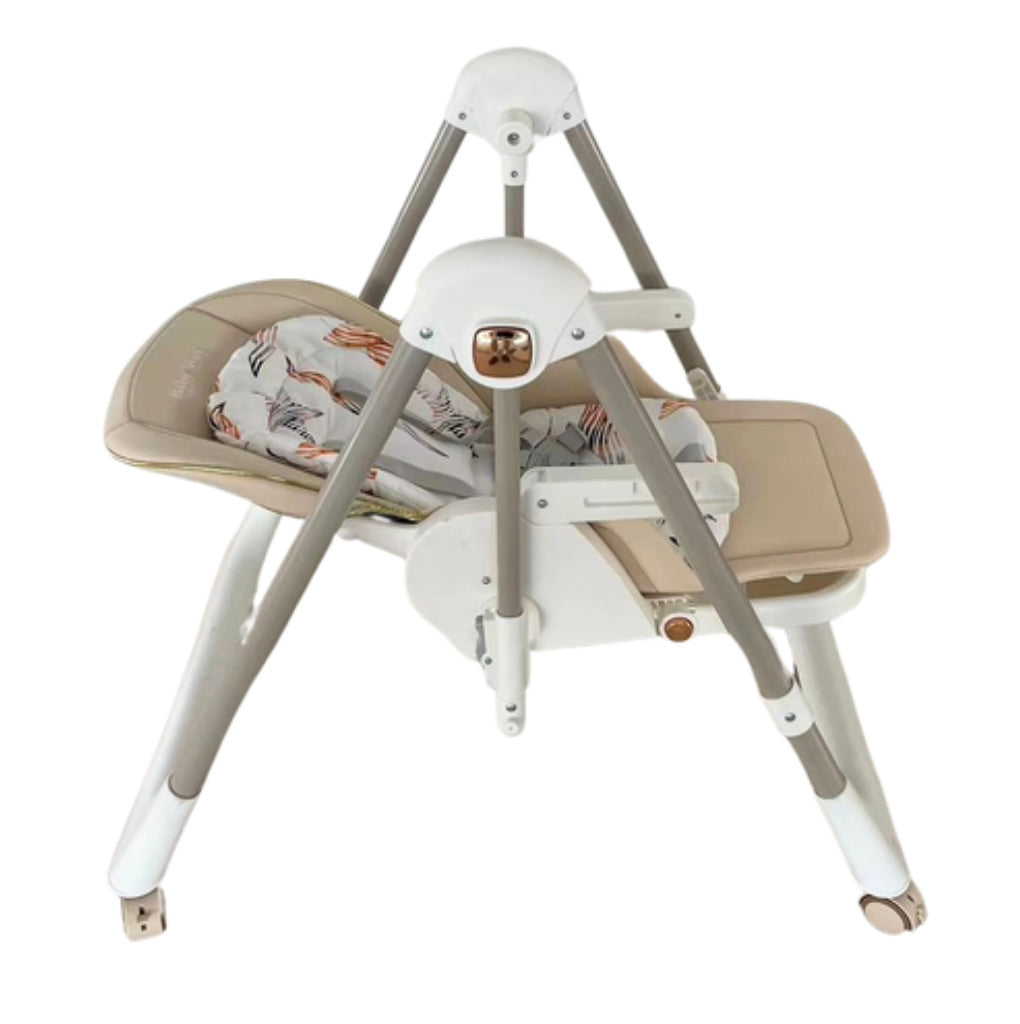 Jupiter Beige 2-in-1 High Chair & Swing
