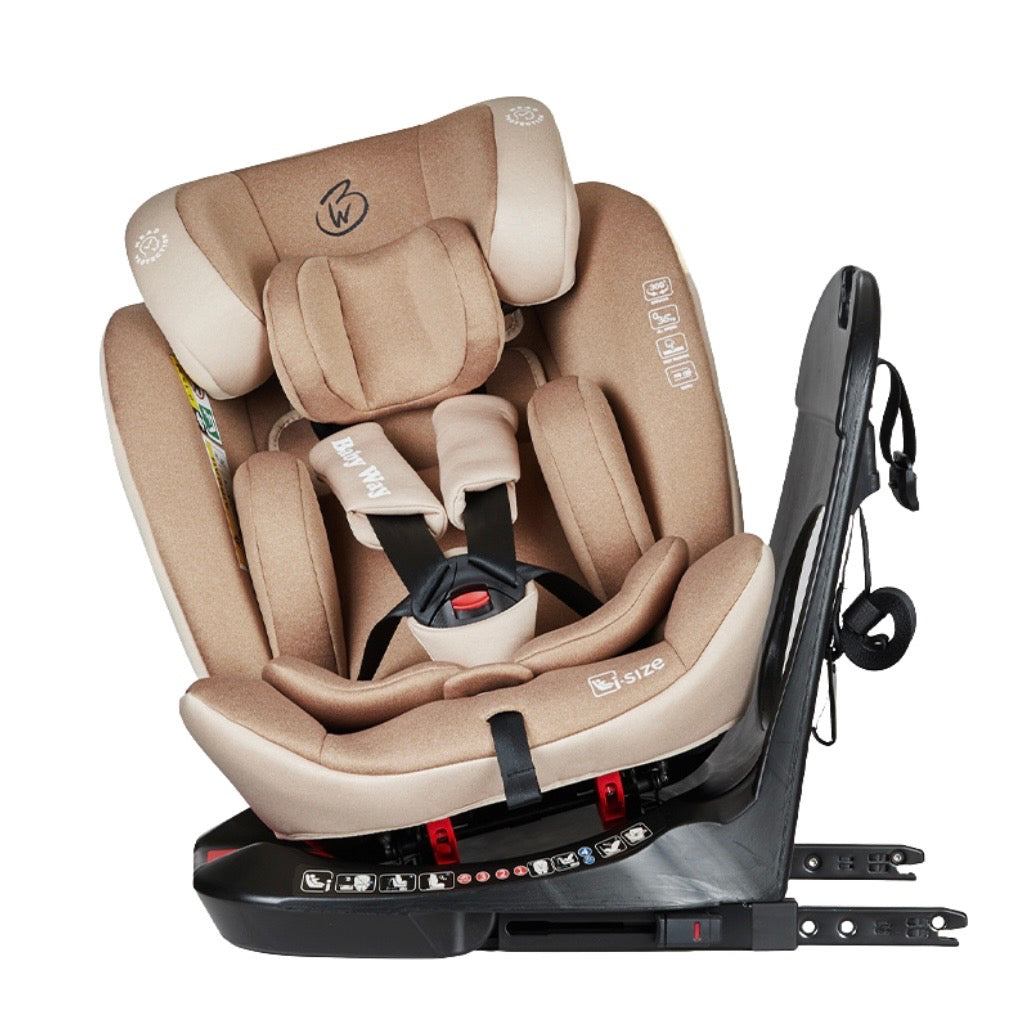 Preorder -Defender i-Size 360° Rotating Car Seat with ISOFIX - Beige