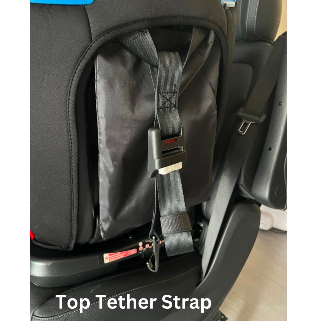 Classic 360 Rotating and Convertible Car Seat with ISOFIX and Leg Support - BLACK