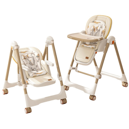 Jupiter Beige 2-in-1 High Chair & Swing