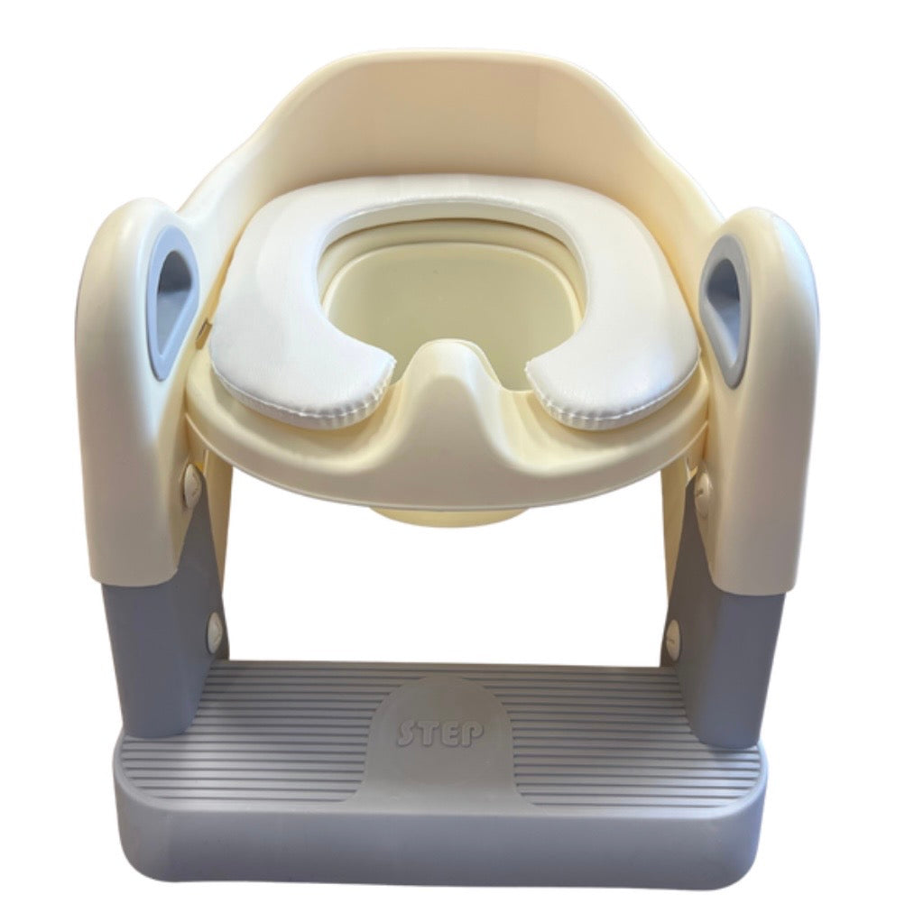 3-in-1 Potty Training Seat with Ladder & Detachable Potty