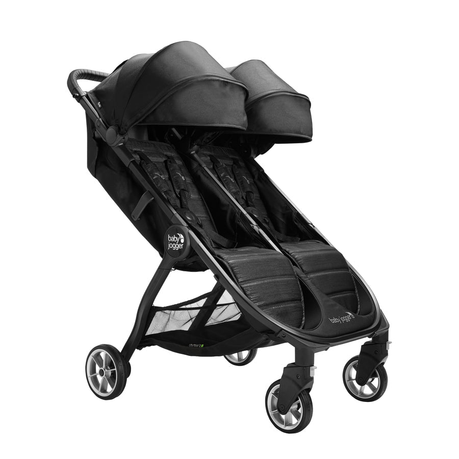 Baby Jogger City Tour 2 Compact Double Stroller - Pitch Black