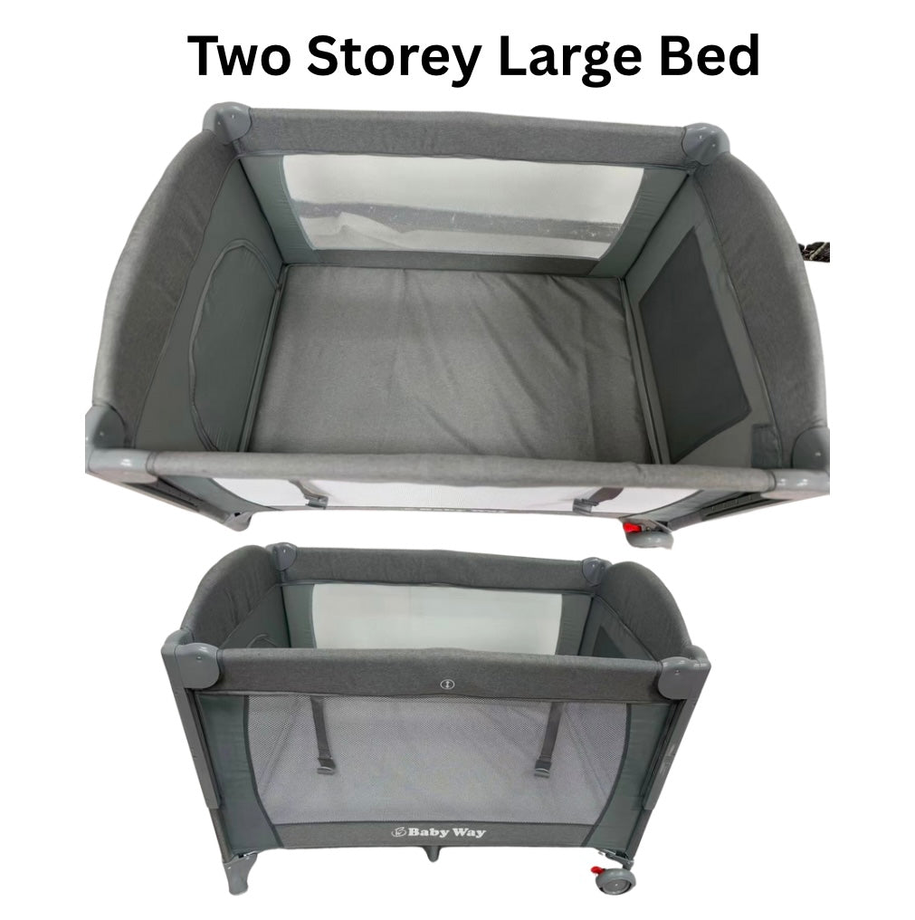 5-in-1 Portable Co-Sleeper Bed with Changing Table and Toy Bar