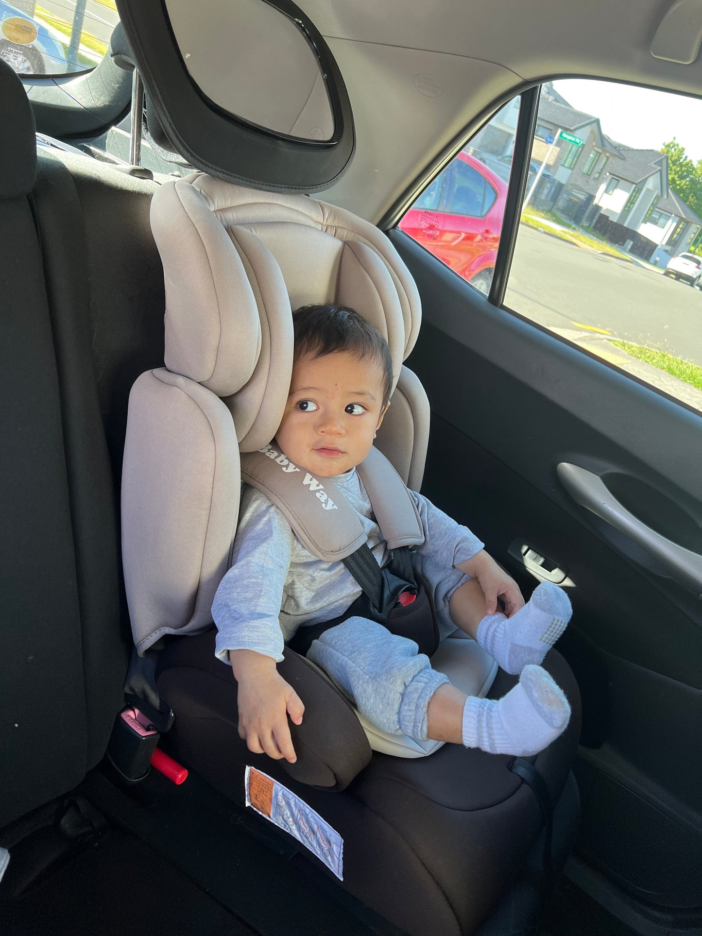 The Racer - Car Seat Booster with Adjustable Headrest