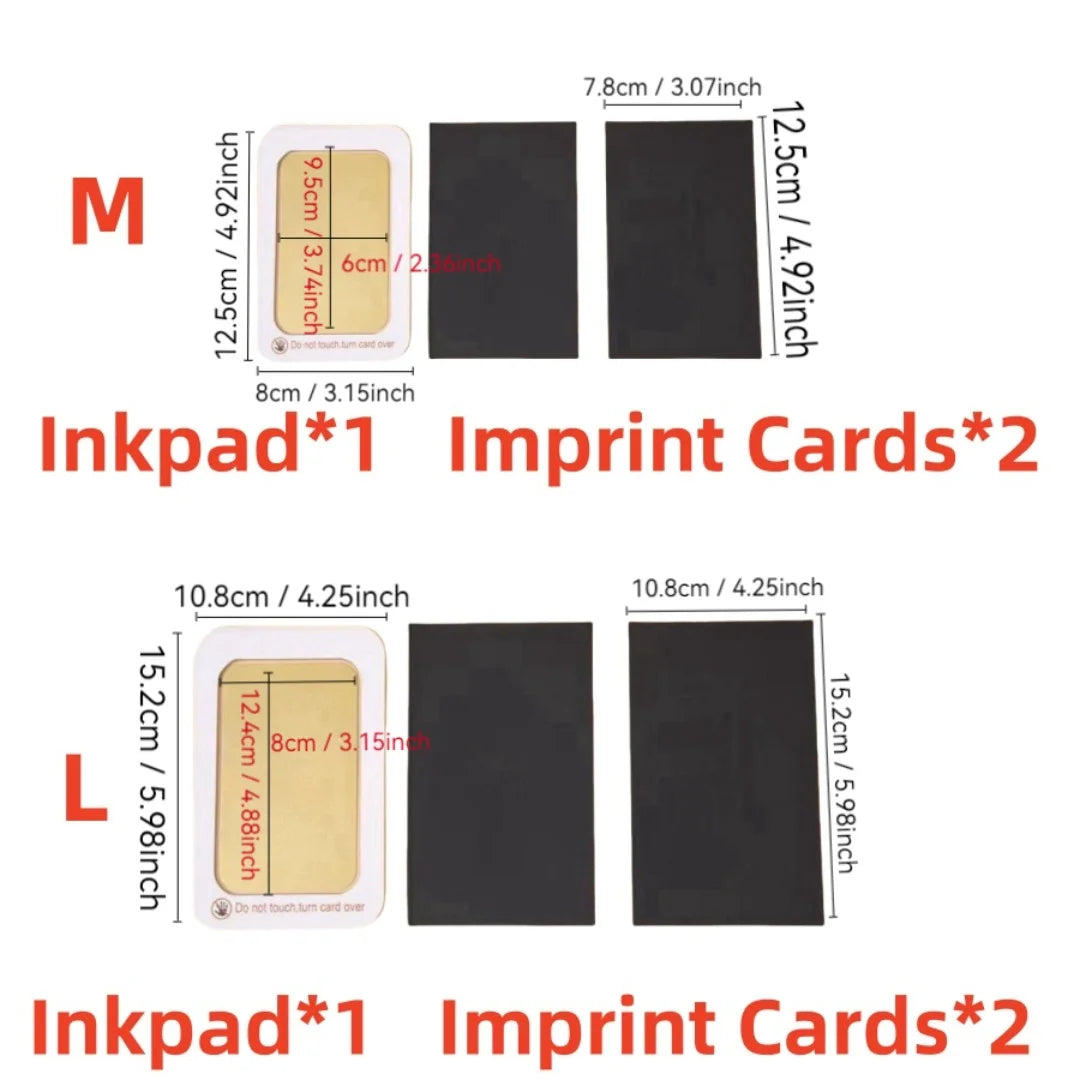Baby Handprint & Footprint Kit - Safe Non-Toxic Inkless Pads