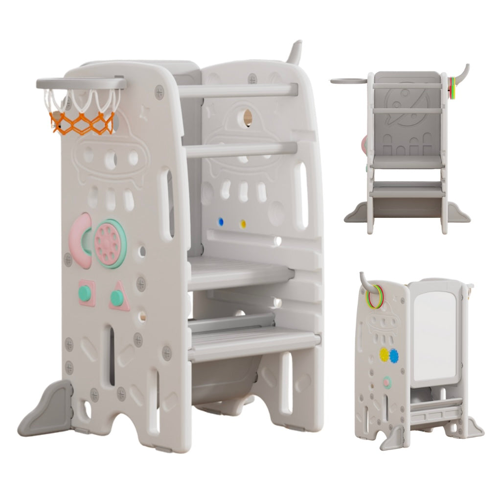 Toddler Learning Tower & Activity Centre – Adjustable Kitchen Step Stool