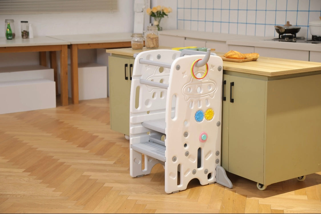 Toddler Learning Tower & Activity Centre – Adjustable Kitchen Step Stool
