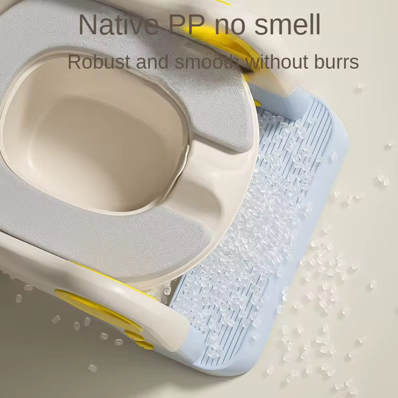 3-in-1 Potty Training Seat with Ladder & Detachable Potty