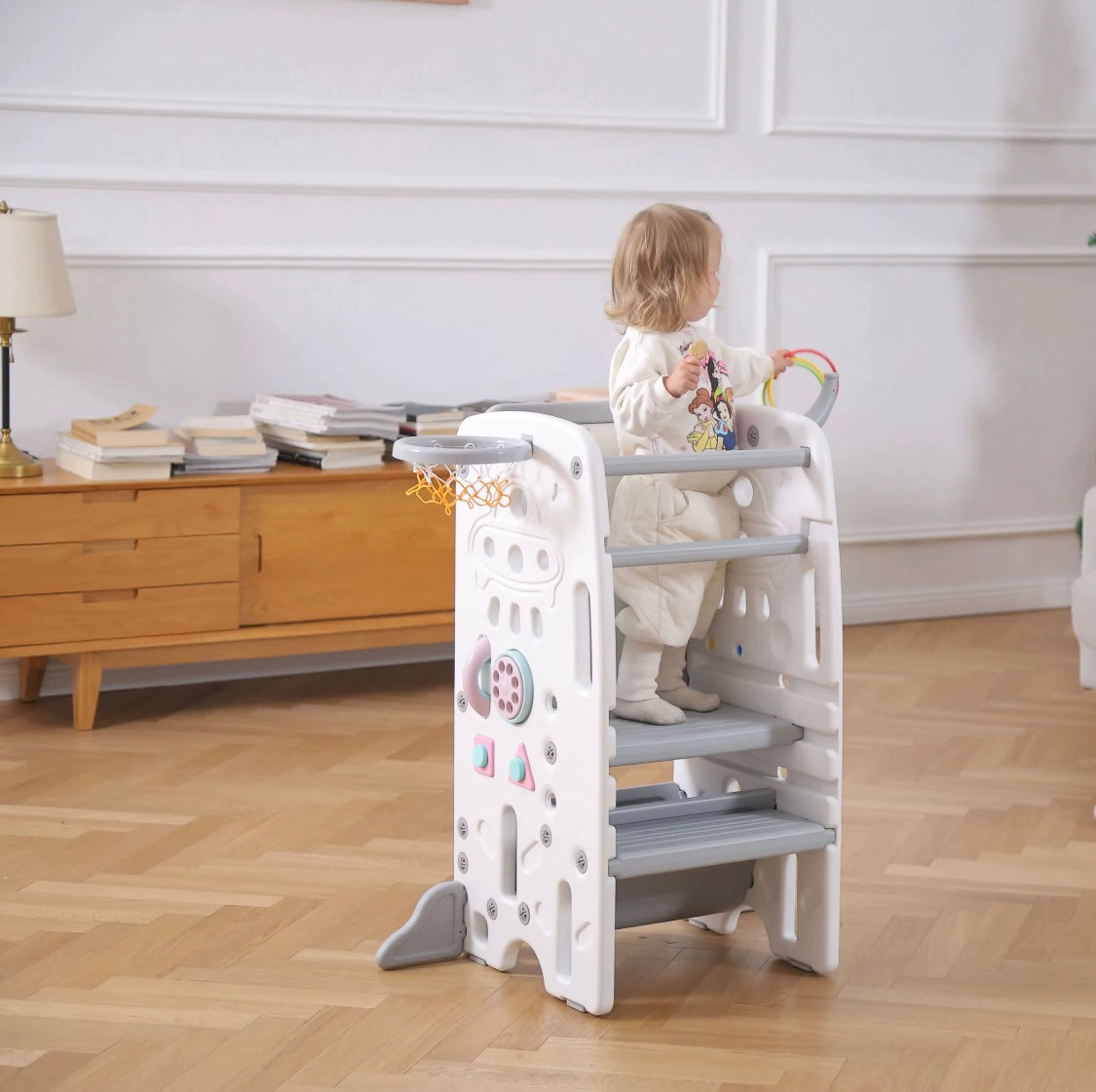 Toddler Learning Tower & Activity Centre – Adjustable Kitchen Step Stool