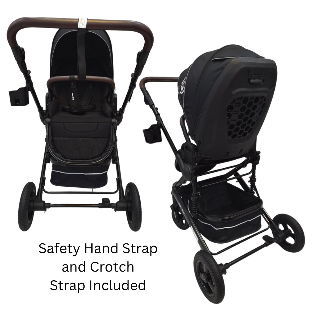 Versa 2-in-1 Bassinet Stroller with Sunshade and Cup Holder