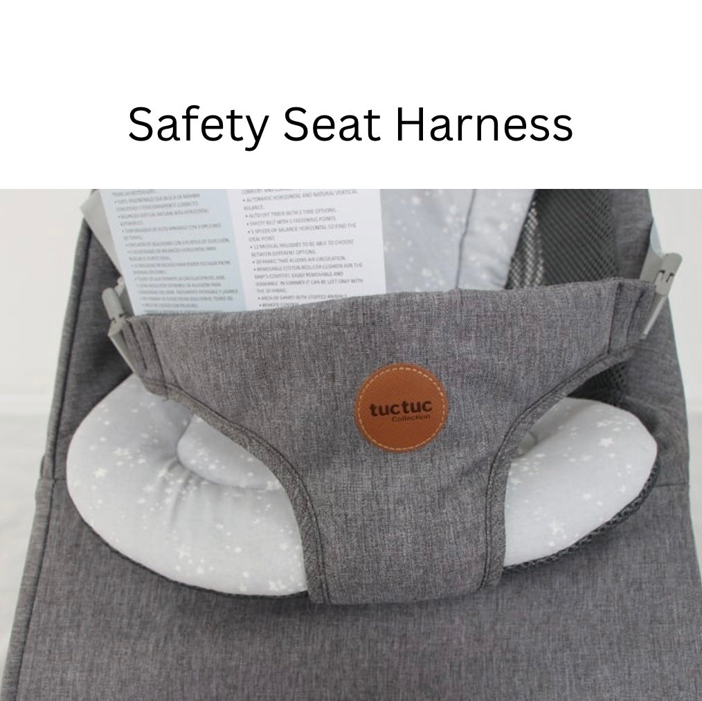 The Muve Electric Swinging Bouncer – Melodies, Recline & Soothing Motion