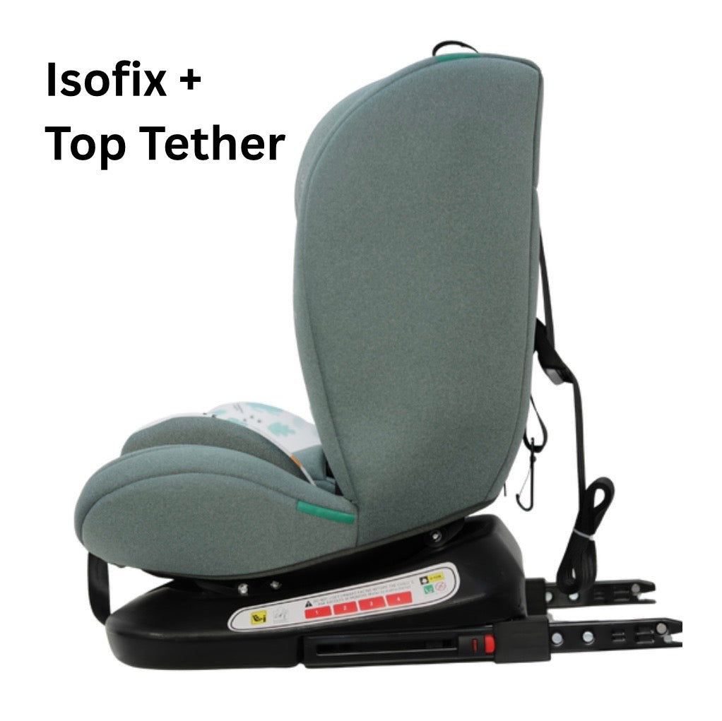 All-Rider Eden i-Size 360 Rotating and Convertible Car Seat with ISOFIX and Top Tether