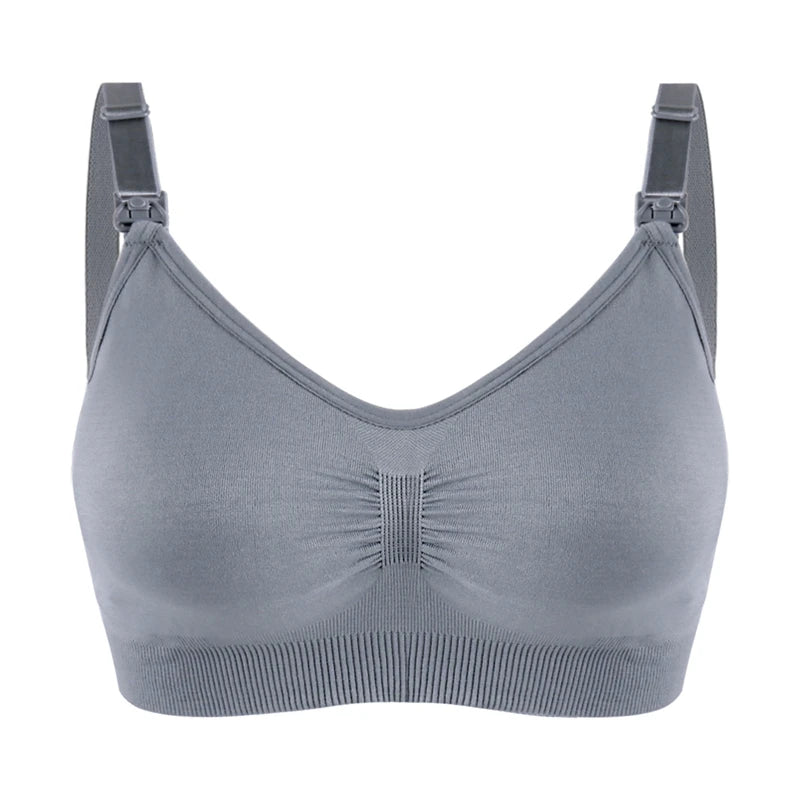 Mama's Comfort Seamless Nursing Bra - Wire-Free Support for Every Mom