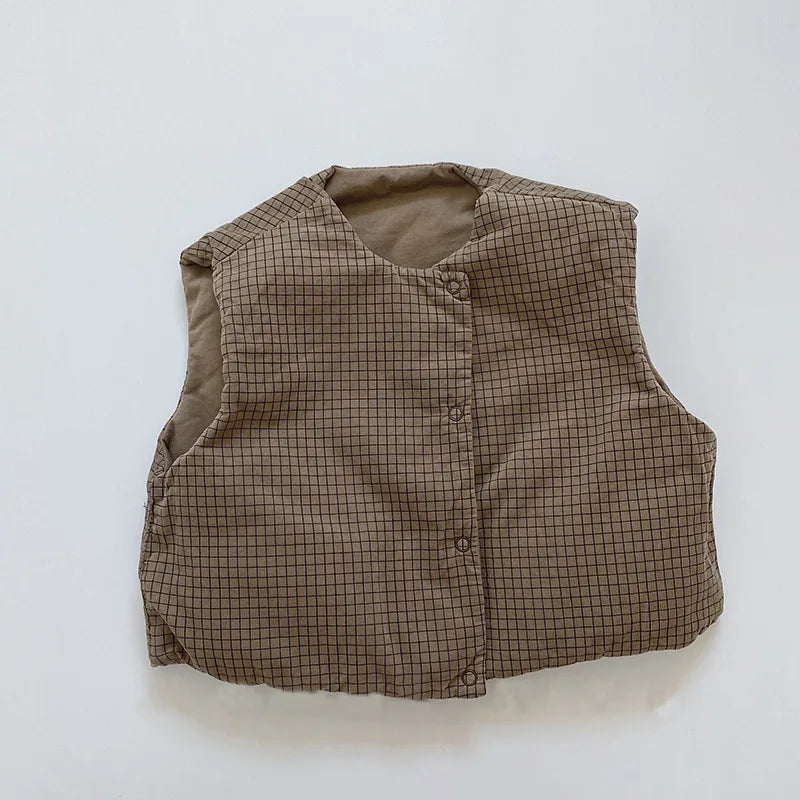 Sleeveless Winter Jacket for Toddlers (6M-24M)