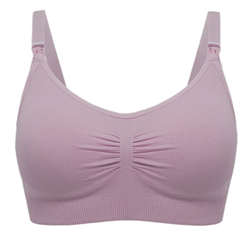 Mama's Comfort Seamless Nursing Bra - Wire-Free Support for Every Mom
