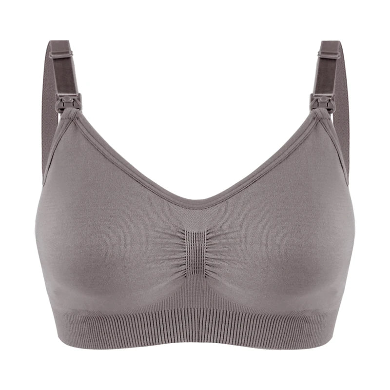 Mama's Comfort Seamless Nursing Bra - Wire-Free Support for Every Mom