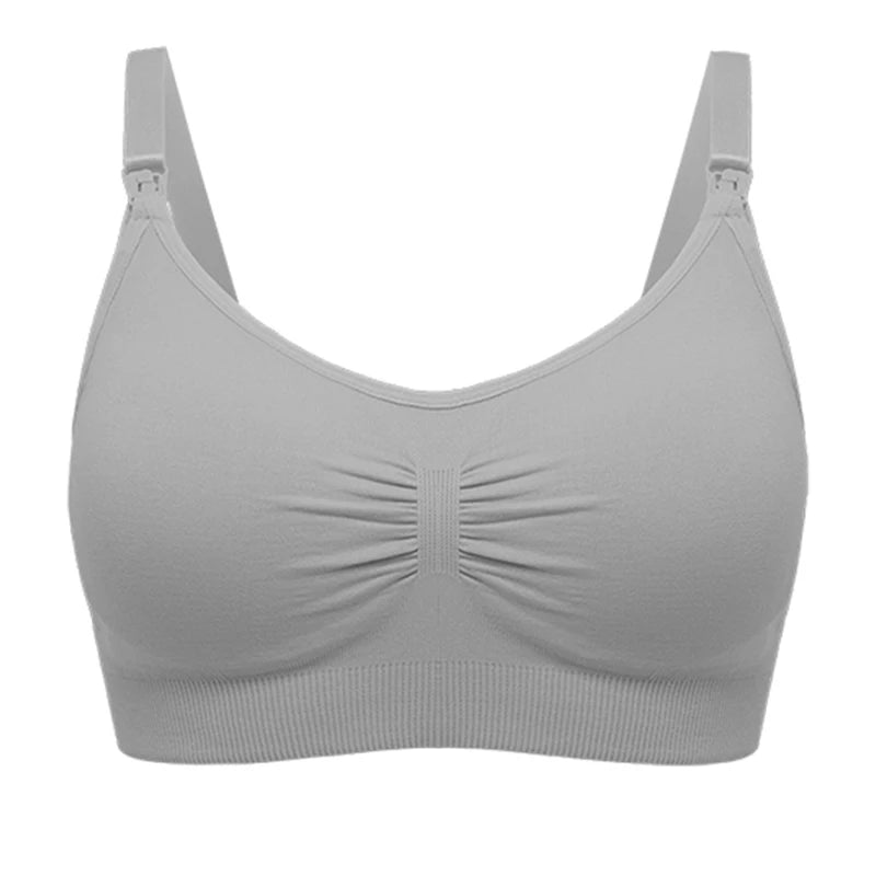 Mama's Comfort Seamless Nursing Bra - Wire-Free Support for Every Mom