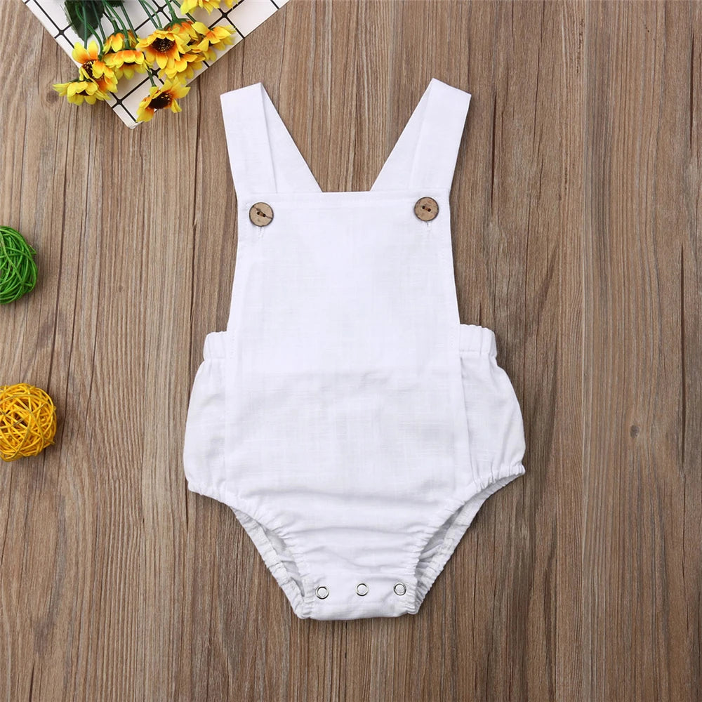 Baby Romper - Sleeveless Summer Jumpsuit for Newborns & Toddlers