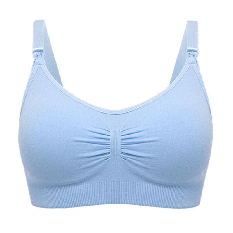 Mama's Comfort Seamless Nursing Bra - Wire-Free Support for Every Mom