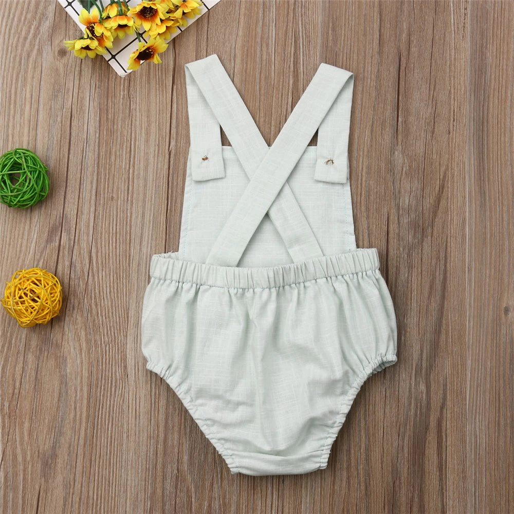 Baby Romper - Sleeveless Summer Jumpsuit for Newborns & Toddlers