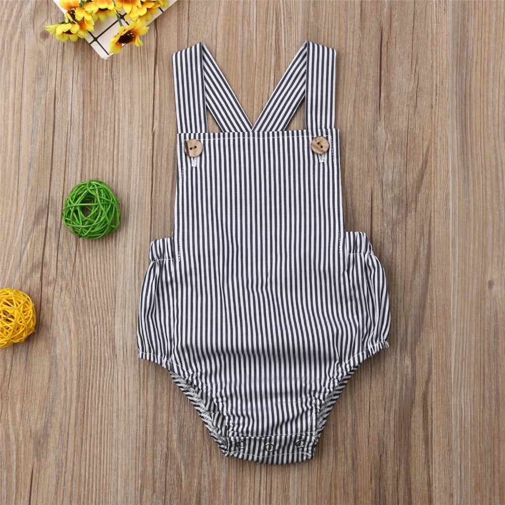 Baby Romper - Sleeveless Summer Jumpsuit for Newborns & Toddlers