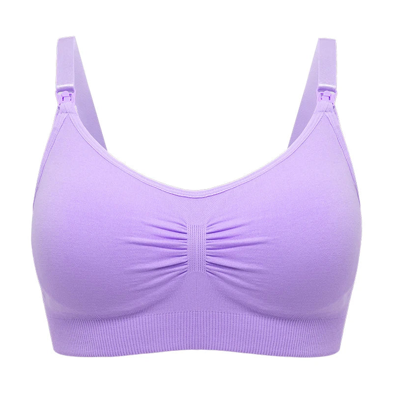 Mama's Comfort Seamless Nursing Bra - Wire-Free Support for Every Mom